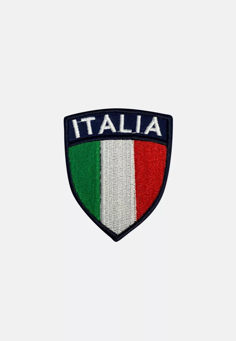 Scudetto triangolare Italia ricamato