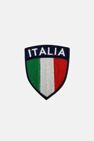 Scudetto triangolare Italia ricamato