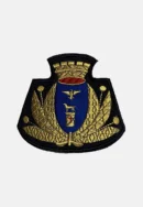 Fregio da berretto ricamato personalizzabile per comune - regione