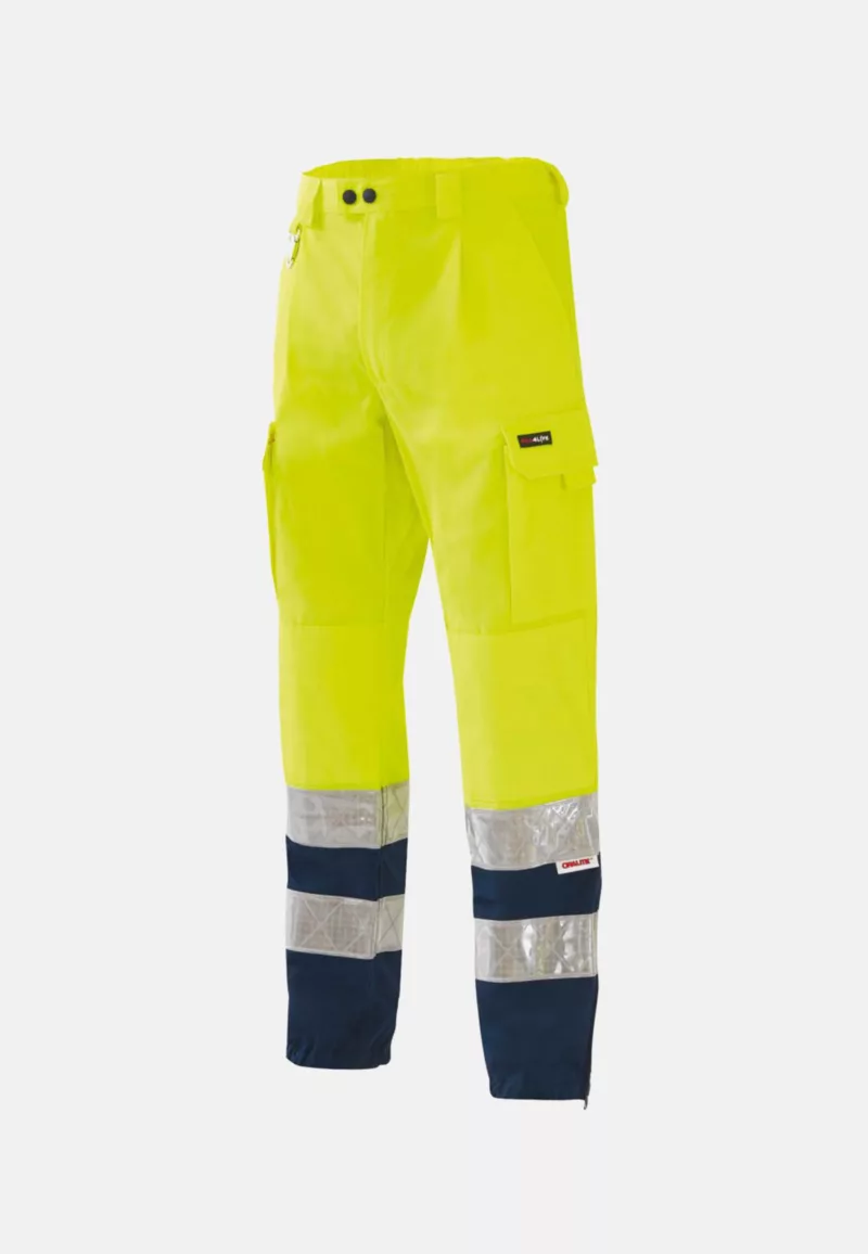 Pantalone protezione civile colore giallo alta visibilità