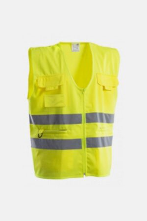 Gilet alta visibilità multitasche