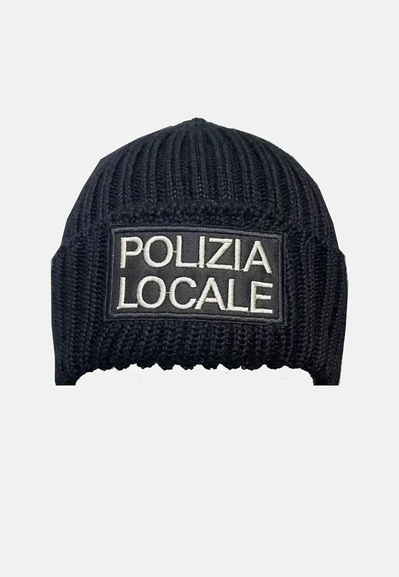 Berretto misto lana polizia locale modello zuccotto 1 Berretto modello zuccotto misto lana