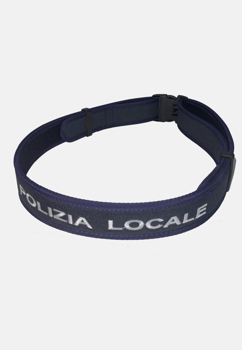 Cinturone Polizia Locale in cordura con ricamo