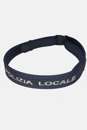 Cinturone Polizia Locale in cordura con ricamo