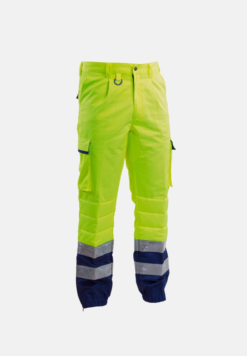Pantalone protezione civile bicolore giallo blu