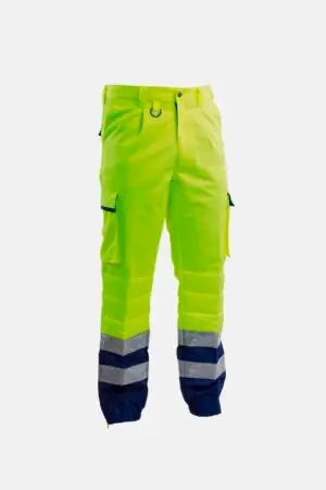 Pantalone protezione civile bicolore giallo blu