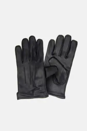 Guanti di rappresentanza alta qualità femminili foderati colore nero