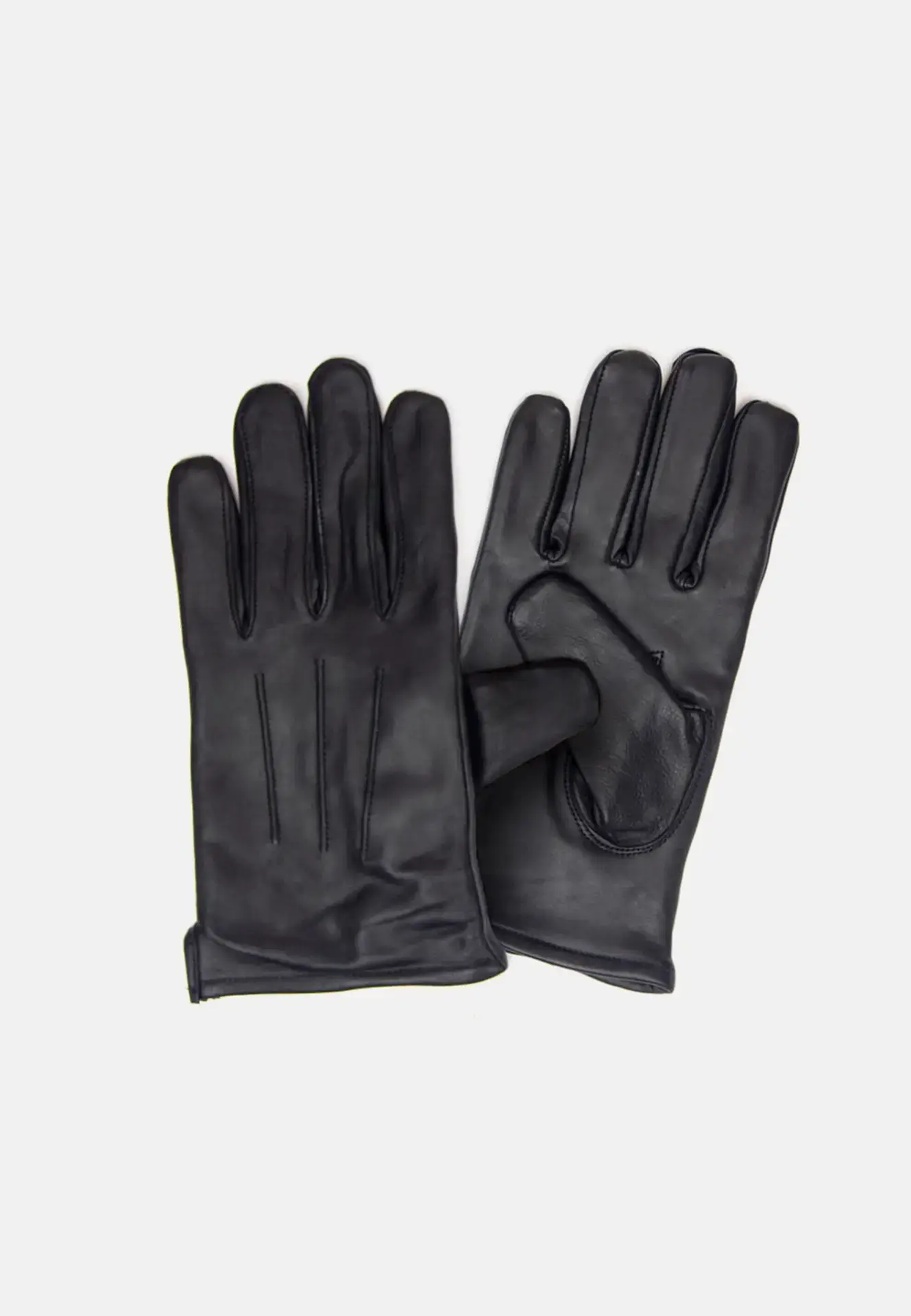 Guanti di rappresentanza alta qualità maschili sfoderati colore nero 1 Guanti di rappresentanza alta qualità maschili sfoderati colore nero