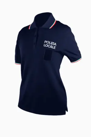 Polo polizia locale manica corta donna Regione Calabria