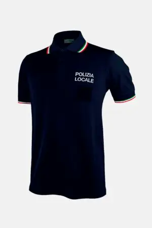 Polo polizia locale manica corta uomo Regione Calabria