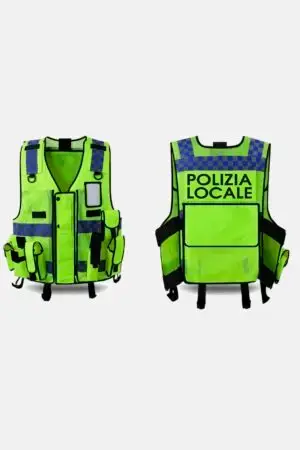 Gilet tattico multitasche giallo alta visibilità