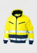 Giubbino da lavoro modello bomber alta visibilità