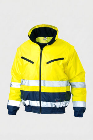 Giubbino da lavoro modello bomber alta visibilità