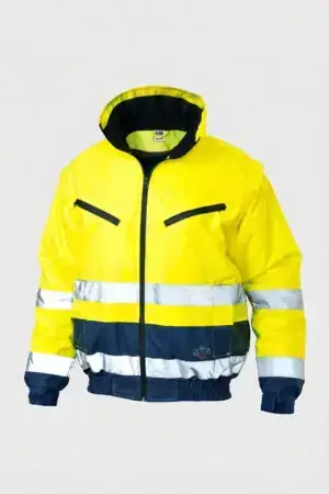 Giubbino da lavoro modello bomber alta visibilità