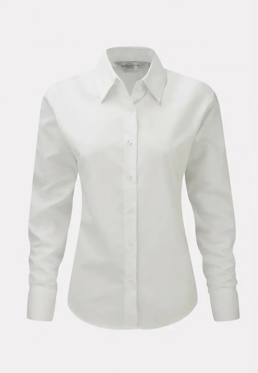 Camicia femminile colore bianco manica lunga 1 Camicia femminile colore bianco manica lunga