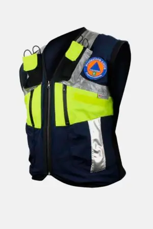 Gilet protezione civile elasticizzato