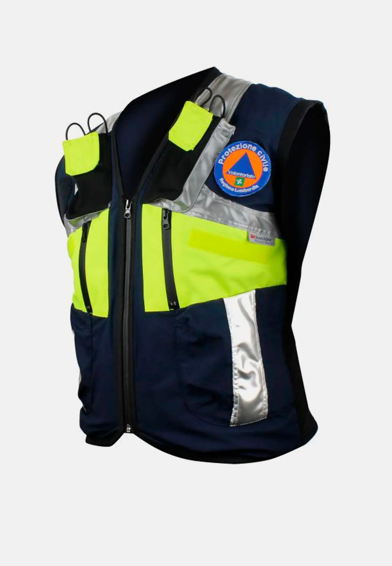 Gilet protezione civile elasticizzato 1 Gilet protezione civile elasticizzato