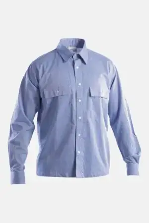 Camicia da lavoro manica lunga 100% Cotone