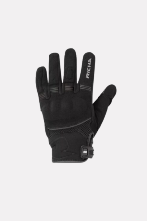 Guanti motociclista con protezione nocche